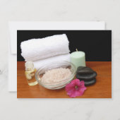 スパブライダルシャワー、サロンシーン招待状 招待状 (裏面)