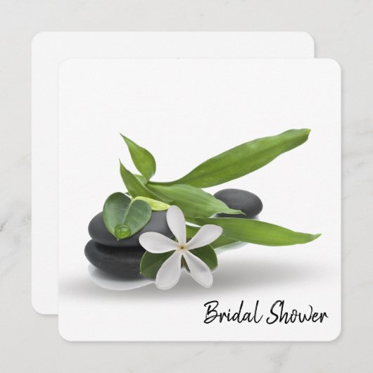 スパブライダルシャワー 招待状 (正面/裏面)