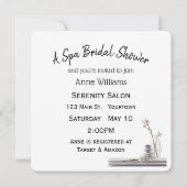 スパブライダルシャワー 招待状 (裏面)
