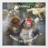 スパマッサージセラピーリラックスサロンホットチューブジャグジー ウィンドウサイン (シート)