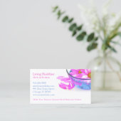 スパマッサージフラワーズ名刺 名刺 (スタンド正面)