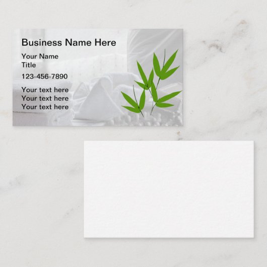 スパマッサージ名刺 名刺 (正面/裏面)