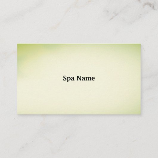 スパマッサージ名刺 名刺 (裏面)