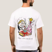 スパムの破壊者 Tシャツ (裏面)