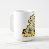 スパムのSkinerzz車クラブモンスターはコーヒー・マグを改造しました! コーヒーマグカップ (正面左)