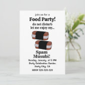 スパムむすびを楽しむためのむすび 招待状 (スタンド正面)