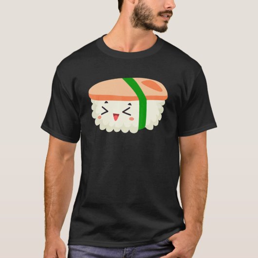 スパムむすび 食品説明図 日本 ハワイ Tシャツ (正面)