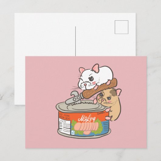 スパム ポストカード (正面/裏面)