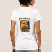 スパムTシャツ 女性 Tシャツ (裏面)