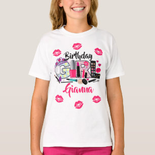 スパメイク誕生日ガール Tシャツ