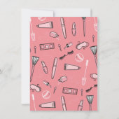 スパメーキャップ誕生日パーティーの招待状 招待状 (裏面)