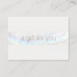 スパモダンサロントロピカルギフト証書 名刺