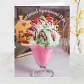 スパモニの日 カード (黄色い花)