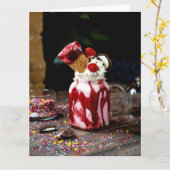 スパモニの日（ナショナルスパモニデー） カード (黄色い花)