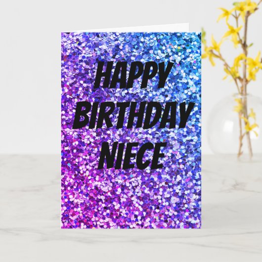 スパユニークークニースの誕生日カード カード (黄色い花)