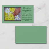 スパラグジュアリーペディキュアマニキュア 予約カード (正面/裏面)