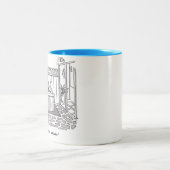 スパラブラドールブルーマグ ツートーンマグカップ (中央)