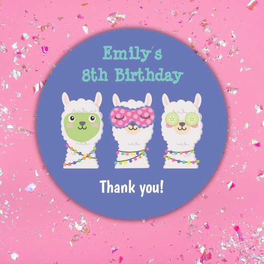 スパラマパーティー、パジャマパーティー ラウンドシール