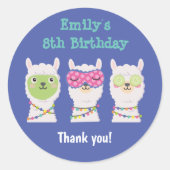 スパラマパーティー、パジャマパーティー ラウンドシール (正面)