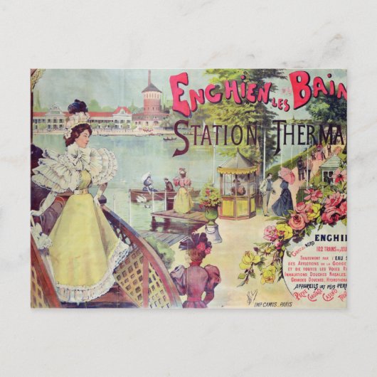 スパリゾートのEnghien-les-Bains,フランス ポストカード (正面)
