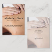 スパリゾート |マッサージ(アポイントメントカード) 予約カード (正面/裏面)