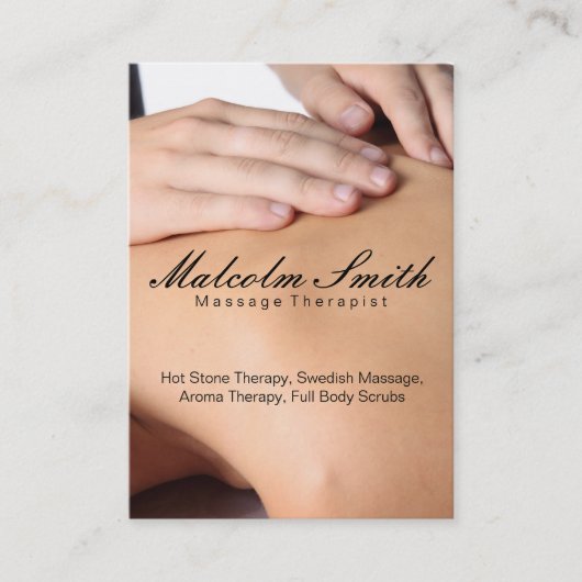 スパリゾート |マッサージ(アポイントメントカード) 予約カード (正面)