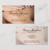 スパリゾート | マッサージ 名刺 (正面/裏面)