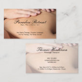 スパリゾート | マッサージ 名刺 (正面/裏面)