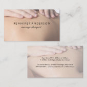 スパリゾート | マッサージ 名刺 (正面/裏面)