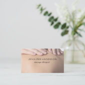 スパリゾート | マッサージ 名刺 (スタンド正面)