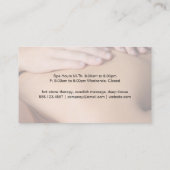 スパリゾート | マッサージ 名刺 (裏面)