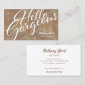 スパルクル・グラム・スモダンタイリスト・デザイナー 名刺 (正面/裏面)