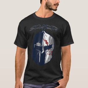 スパルタのヘルメット グラディエーター スパルタ ウォリアー 古代ギリシャ Tシャツ