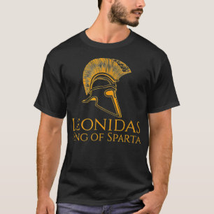 スパルタの古代ギリシャのレオニダス王 Tシャツ