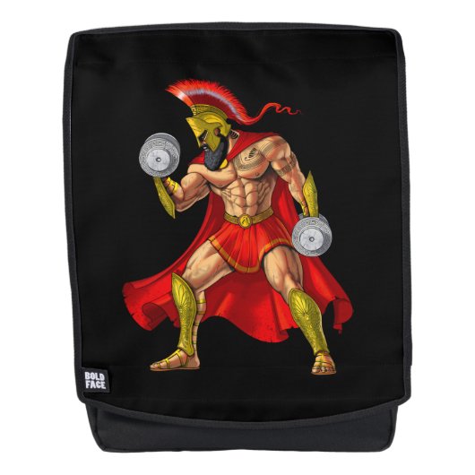 スパルタの戦士の重量挙げ バックパック (正面)