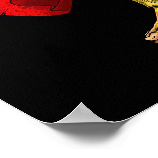 スパルタの戦士の重量挙げ ポスター (角)