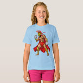 スパルタの戦士の重量挙げ Tシャツ (正面フル)