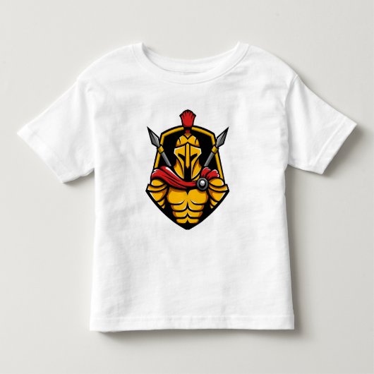 スパルタの戦士ベビーTシャツ トドラーTシャツ (正面)