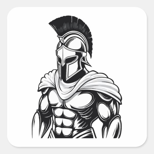 スパルタの戦士 スクエアシール (正面)