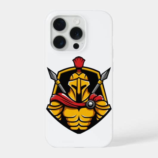 スパルタの戦士 iPhone 15 用スマホケース iPhoneケース (裏面)