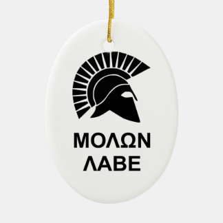 スパルタのmolonのlabe セラミックオーナメント