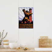 スパルタカス1919年ドイツ政治戦争プロパガンダ ポスター (キッチン)