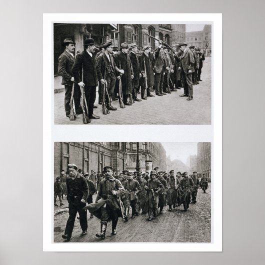 スパルタクティストのライフル訓練（トップ）革命的 ポスター (正面)