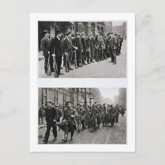 スパルタクティストのライフル訓練(トップ)革命的 ポストカード (正面)