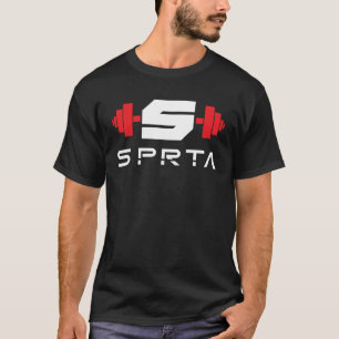 スパルタジムトレーニングフィットネスメンズウィメンズ Tシャツ