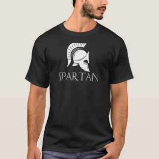 スパルタスパルタソルジャーグラディエーターヘルメットウォリアー Tシャツ