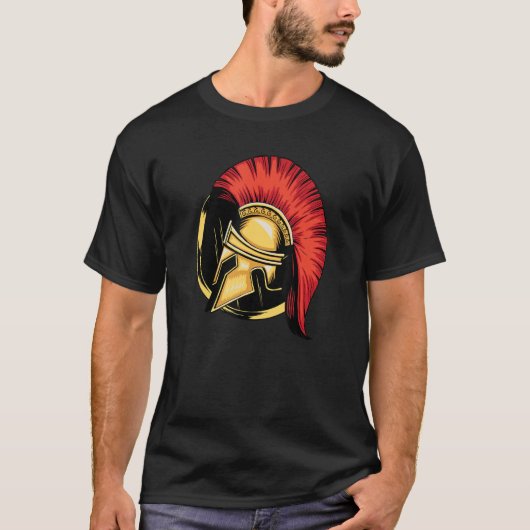 スパルタヘルメットウォリアーSpartan Moronラボ Tシャツ (正面)