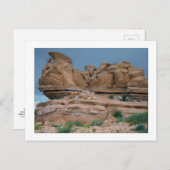 「スパルタンな顔」 ポストカード (正面/裏面)