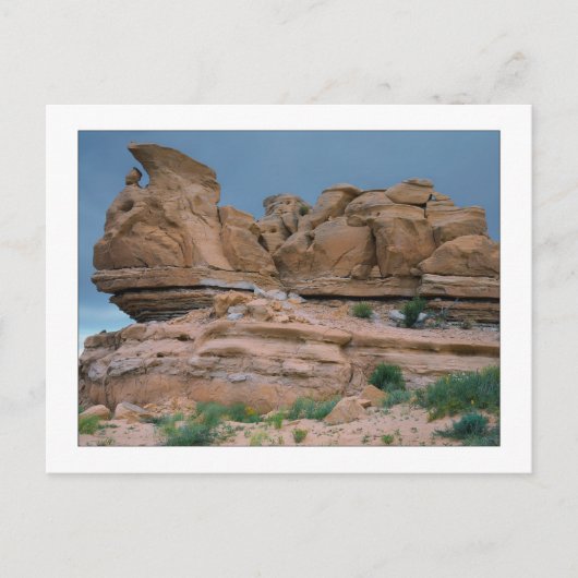 「スパルタンな顔」 ポストカード (正面)