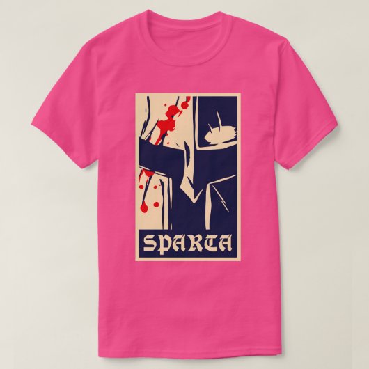 スパルタンのヘルメット Tシャツ (デザイン正面)